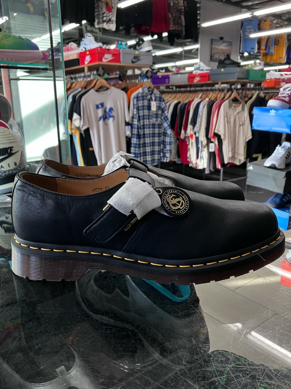 Dr. Martens T-Bar Black Size 10